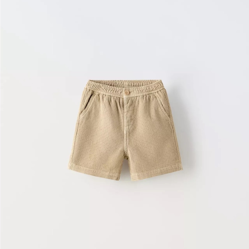 NWT Zara 4Y waffle knit shorts